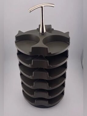 Stamp’in Up Rotating Embellishments Holder. Stackable 6-Tier with Metal Handle